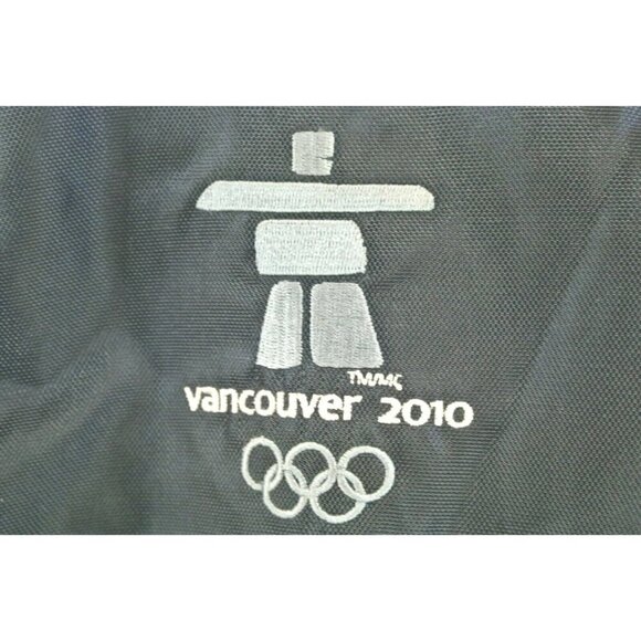 Vancouver 2010 Olympics Jacket HBC Navy Blue Womens Size Medium Windbreaker - Picture 2 of 9